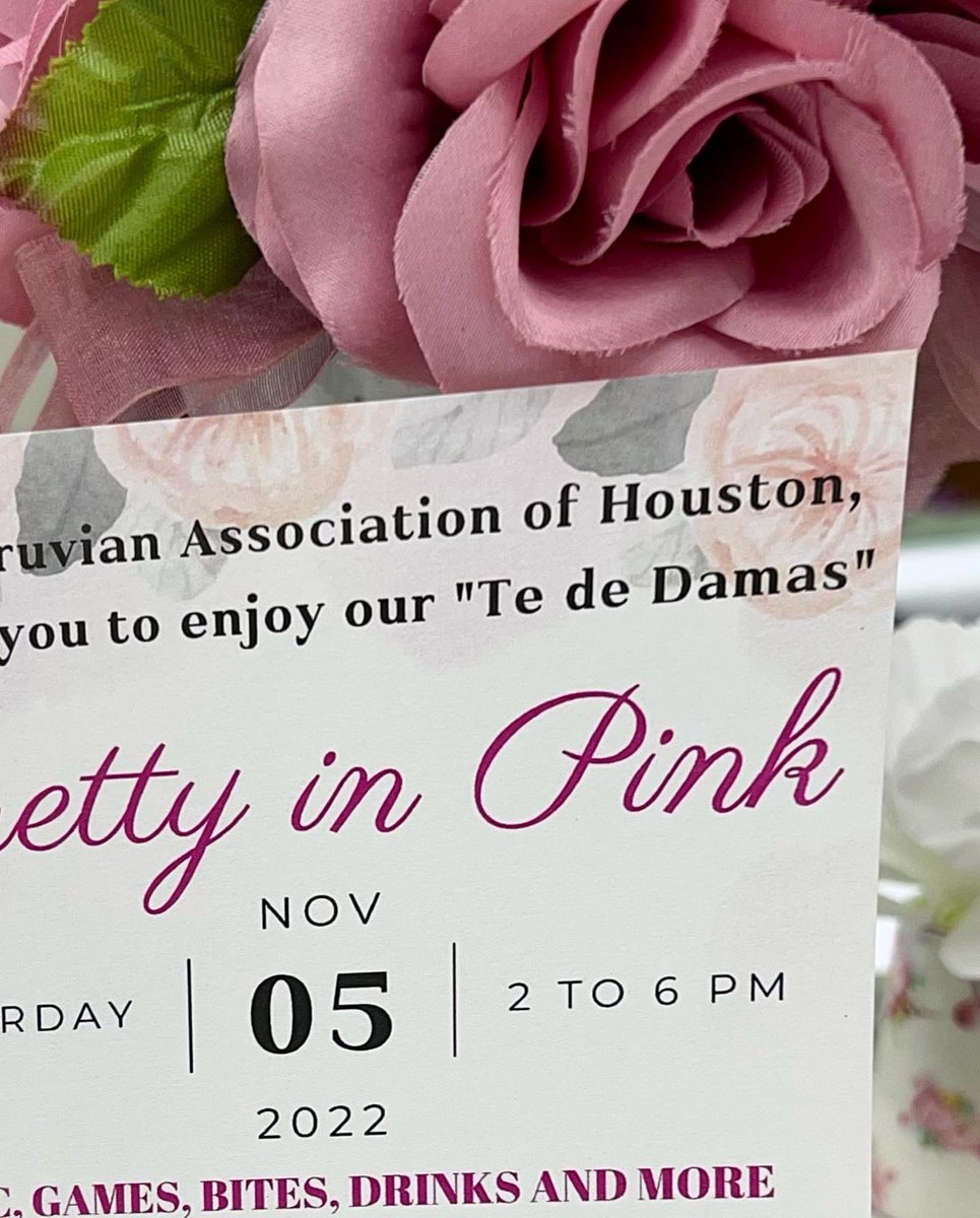 Maria Franco, the Asset Building Outreach Coordinator, attended the "Pretty in Pink" event hosted by the Peruvian Association of Houston! United for a cause! 

#OpportunityForAll
