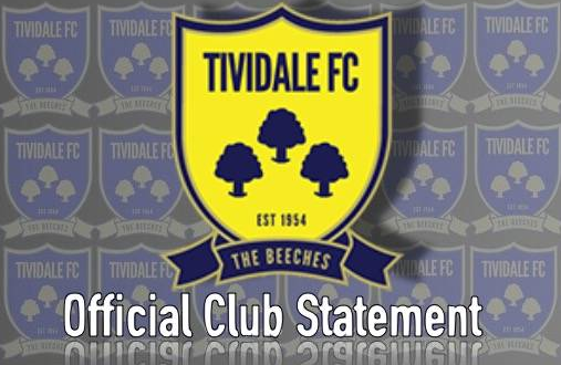 TiviFCofficial's tweet photo. In response to the ongoing social media comments regarding the abandonment of the game against @alportfc Tividale Football Club will release an official statement on all our social media platforms on Tuesday 8th November 2022 #TiviFamily💛💙
https://t.co/iu0k05OJh5 https://t.co/HJGwWCMmhR