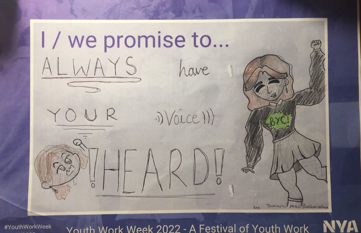 As part of National Youth Work Week 2022, we celebrate &amp; promise to...

#NYWW2022 <a href="/natyouthagency/">NYA</a>