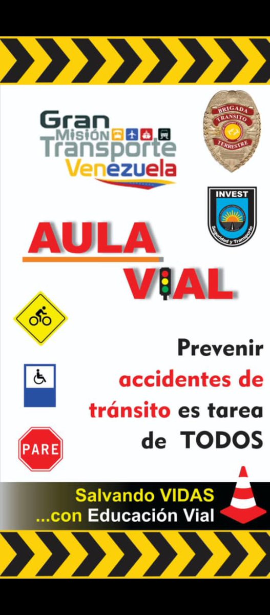 BTT_Venezuela's tweet photo. La Brigada de Tránsito Terrestre Integrada por personal Capacitado en Educación y seguridad Vial, desde 1980, trabajando en diferentes ámbitos por la comunidad
@Redi_Capital2 @REDICentral_ @rvaraguayan @CeballosIchaso1 @TransporteGobVe @oficial_intt @Invest_vzlaofic @PNBVzla https://t.co/12MzbuVzO4