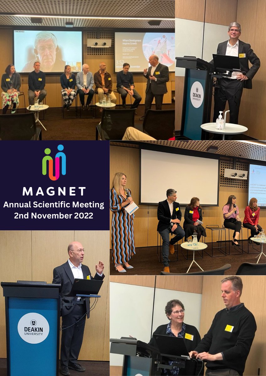 Thank you to all of our wonderful presenters and attendees for such a successful MAGNET Annual Scientific Meeting last week! We have a very passionate and dedicated network of people coming together to connect knowledge for better mental health outcomes in Australia!