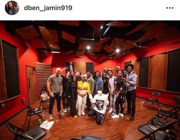 PJM_data's tweet photo. Duane Benjamin, Musician, Orchestrator and Arranger, posted a photo with Jimin and the vocal choir for his SOON TO BE RELEASED SINGLE 🤯🤯

"Say hello to the Vocal choir for the soon to be released single by Super K-Pop Star Jimin"

We are so excited!! 🔥 

PJM1 IS COMING https://t.co/Hiz4TlGNEK