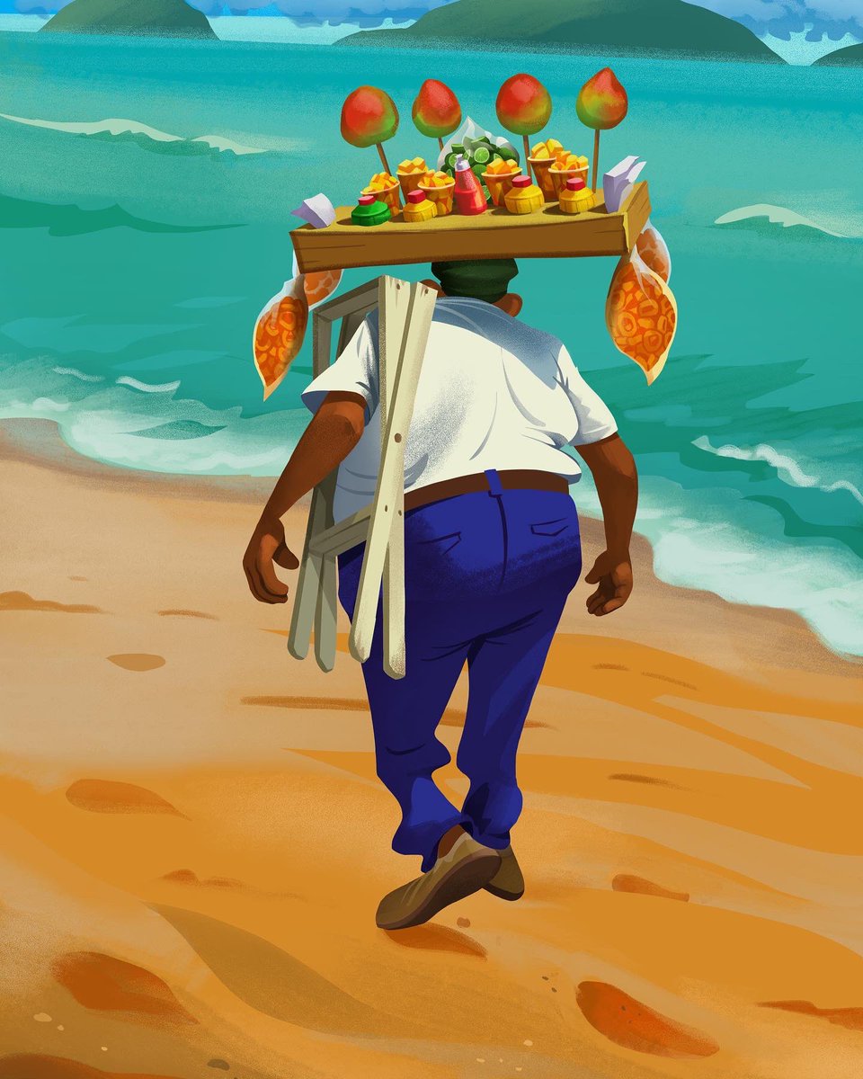 clair3a's tweet photo. I haven’t shared art on twitter much lately, but here is some art I’ve made recently coming off a long time of not feeling very creative. These are mangueros inspired by my trip to Mazatlán in August. https://t.co/W9dj5Fx8TI