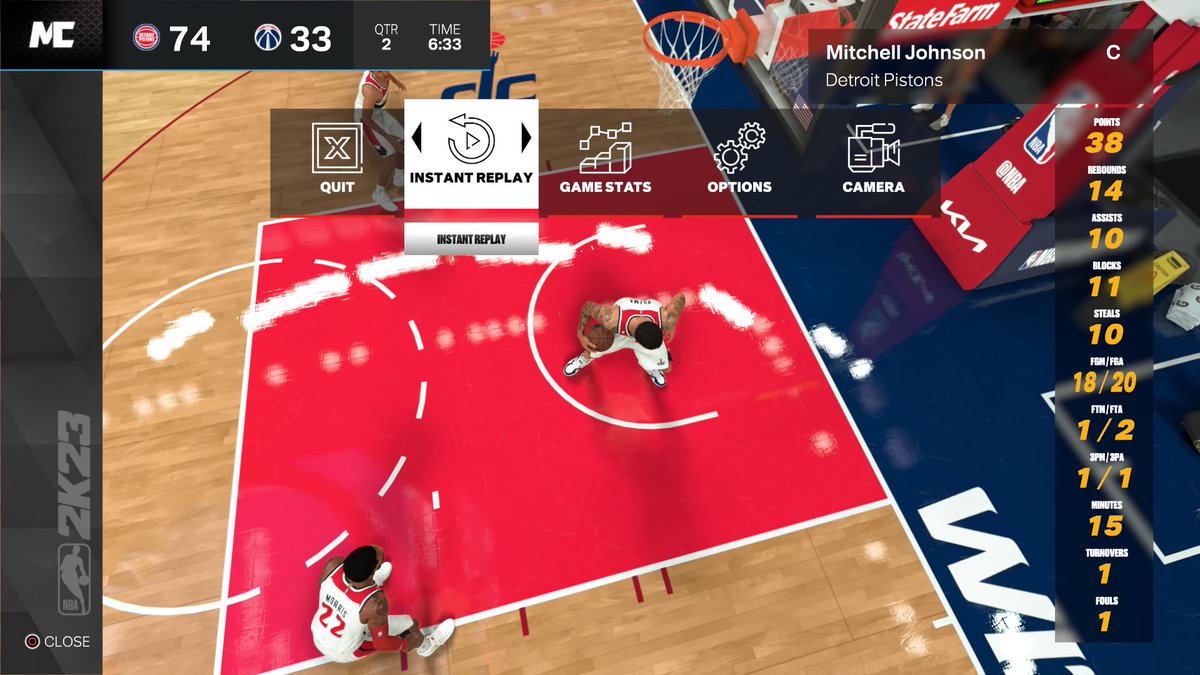 DetroitInsight's tweet photo. Record Time Quintuple Double #2KTVWOW #2KING&amp;Conversation #2KFreeAgent #2KLeague #2K23 #2K Try beat it #PS4 or #PS5 https://t.co/oReaPhrfNY