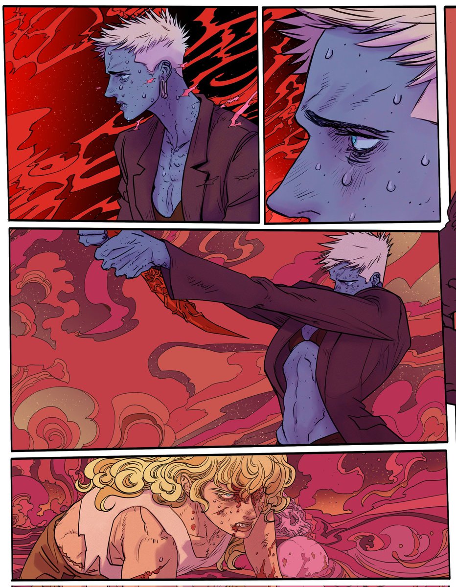 #artistsontwitter 
I love drawing girls in agony 