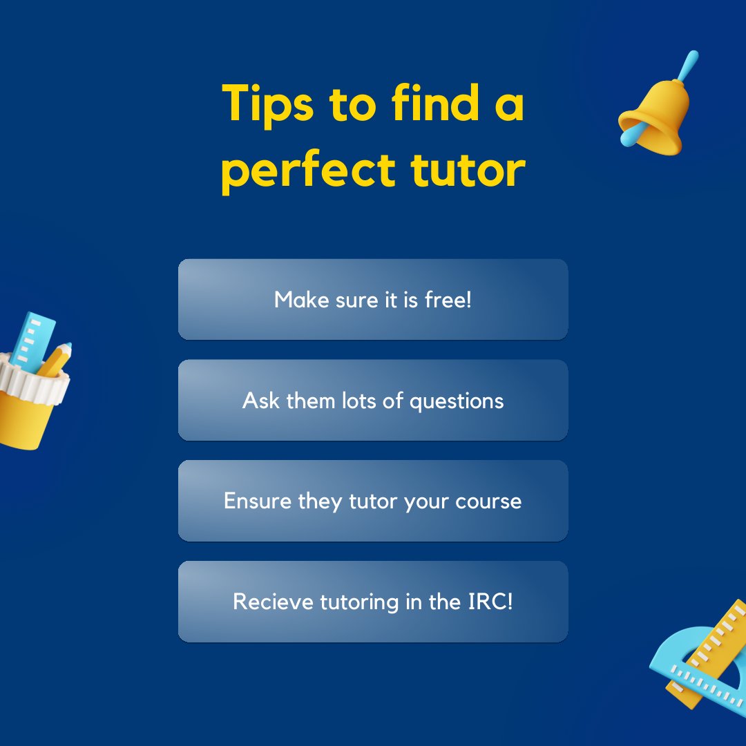 The IRC is still offering tutoring! With finals approaching, be sure to prepare in the best way possible; tutoring!

To see all the courses offered, click the link in our bio! 

#kentstate #kentirc #ircehhs