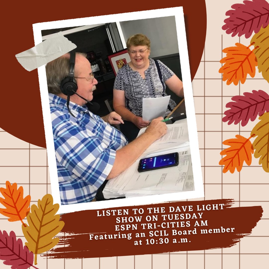 SCimag_library's tweet photo. Join Dave Light on Tuesday, November 8, at 10:30 A.M. His special guest will be an SCIL volunteer. This radio program is broadcast live from Food City on Eastman Road and can be heard on Kingsport: AM 1400/ FM 94.3; Bristol: AM 1490/ FM 97.9; and Johnson City: AM 1590/ FM 97.9 https://t.co/bMQvmNAer4