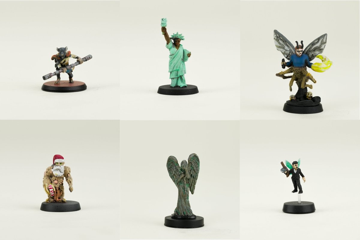 d20auction's tweet photo. The 5th round of The Unsleeping City Minis Auction's 1st wave is now live  - and the minis will be up for auction until 7pm ET / 4pm PT on Friday, November 11th! https://t.co/cAPW7iN1bk https://t.co/2WpvXPzo0J