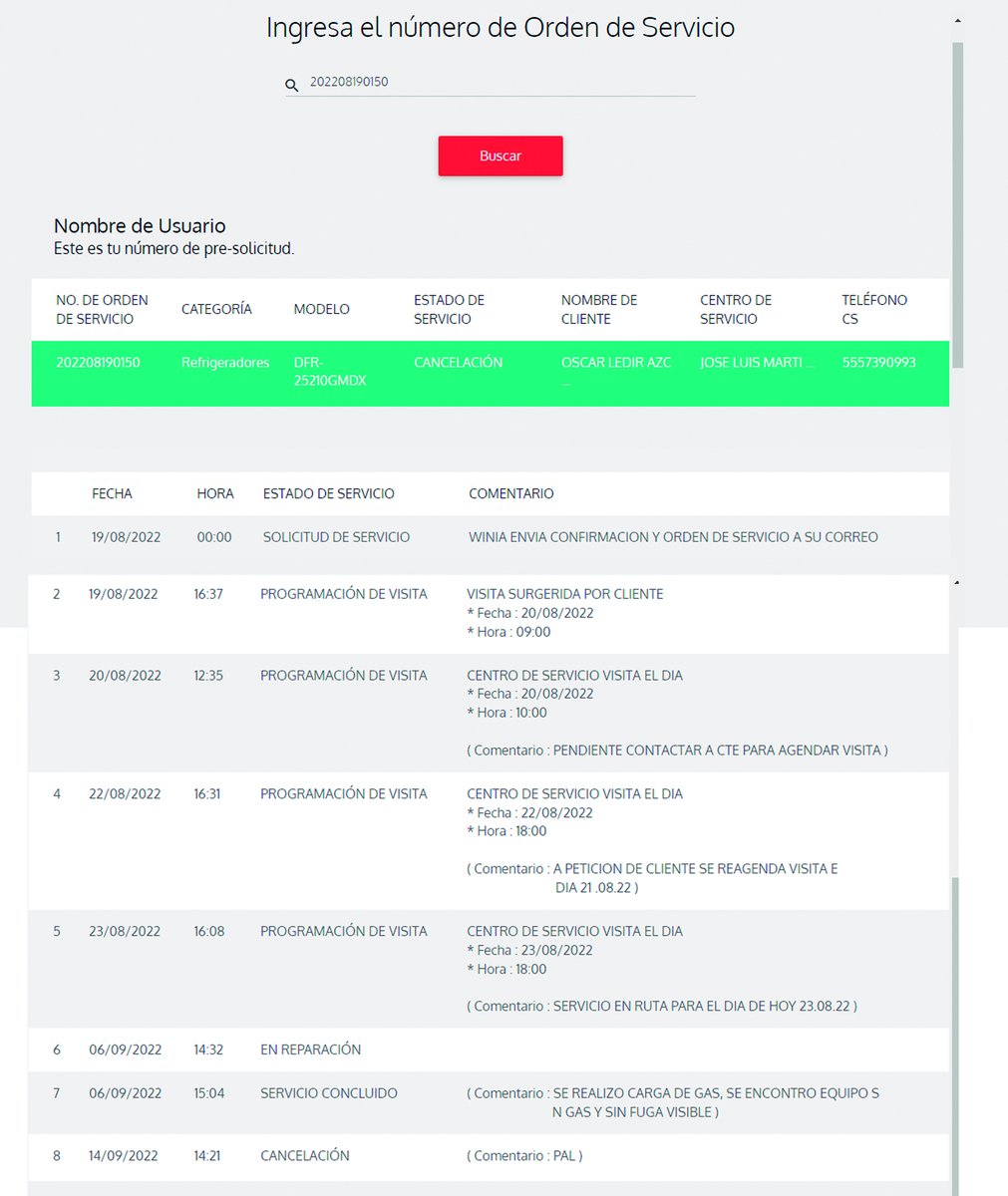 DadisMontesinos's tweet photo. @winiamexico TOTAL Falla de calidad en sus refrigeradores. Compré un refrigerador en abril del 2022 y hasta el momento le han realizado 3 reparaciones en el sistema de enfriamiento. #winia #daewoo #HazloWINIA #mejorconwinia https://t.co/7BT7jYBkUP