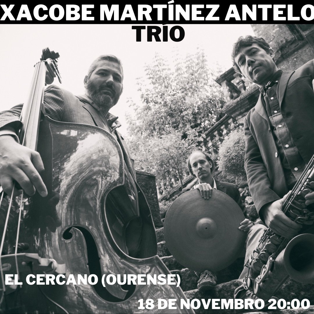 jazzfromgaliza's tweet photo. 💥OURENSE!!!💥 felices de visitar o Cercano para levar o noso último traballo "Capturas". Unha regalía sempre facer estre concerto acompañado de Xosé Miguélez ó saxo e Max Gómez á batería. 🙏

🤓 Vémonos se queredes!!!

#xosemiguelez #maxgomez #jazz #emerxenciaculturalourense https://t.co/Jtrmp2HHy1