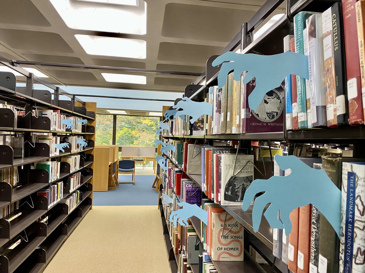 SMLionsLibrary's tweet photo. @SMLions If you find any #librarybooks around campus or in your dorm room (not that you are currently using), don't be afraid to bring them back to the library even if you didn't check them out! Place them in the return slot at the circulation desk. #overduebooks #SMLionPride https://t.co/y068z5vqUH