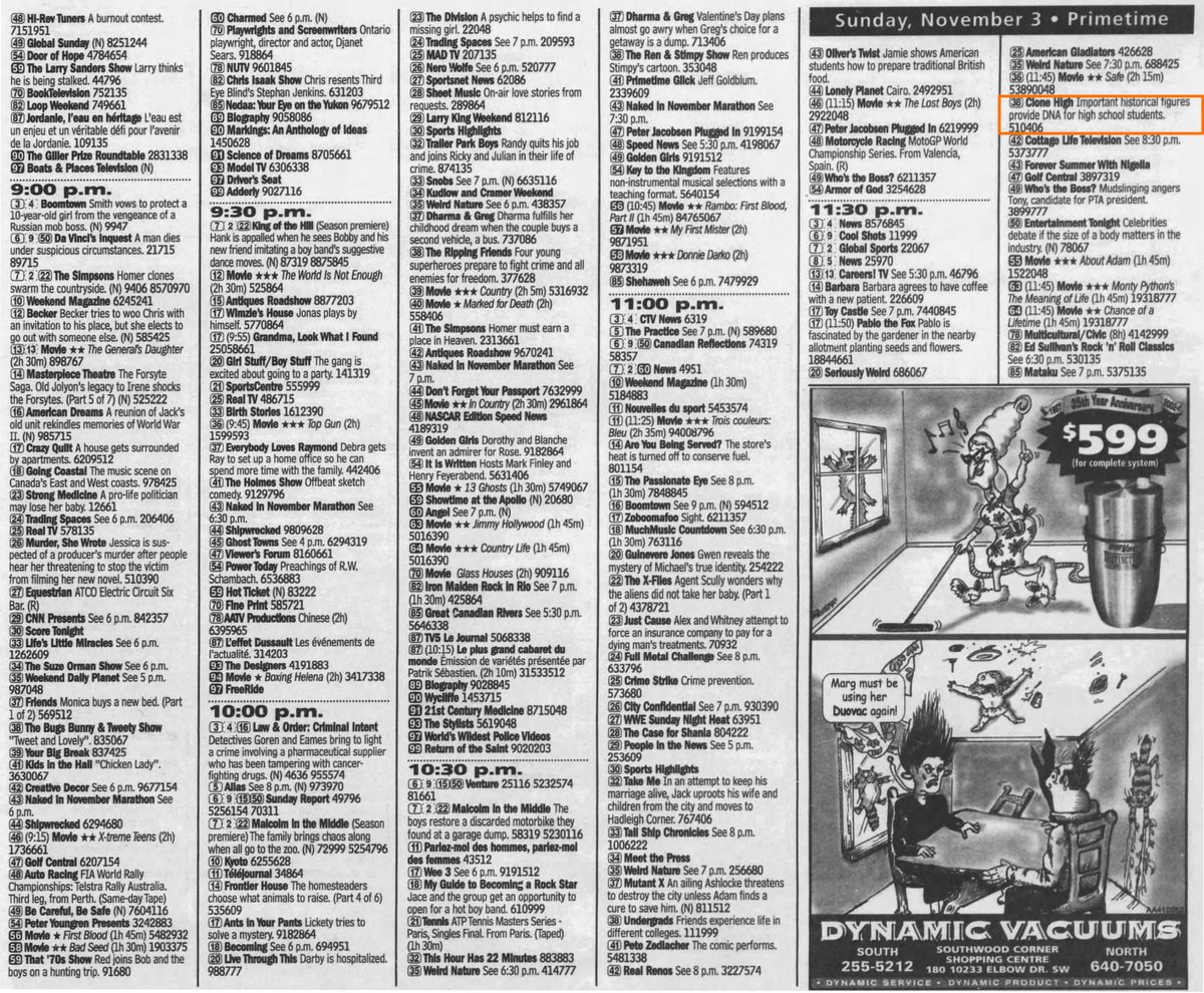 Clone High High School Library tweet media