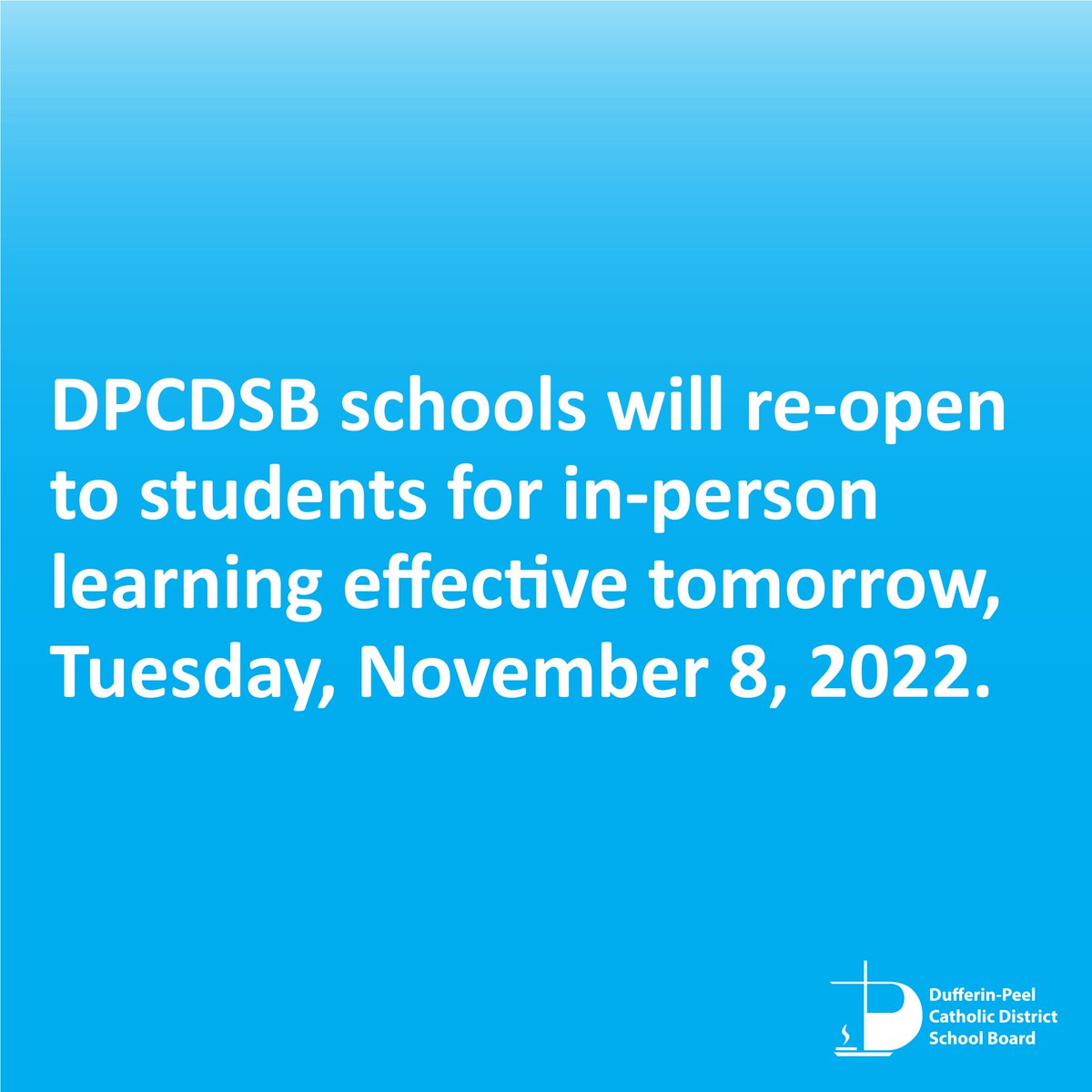 DufferinPeel Catholic District School Board on Twitter "📢IMPORTANT