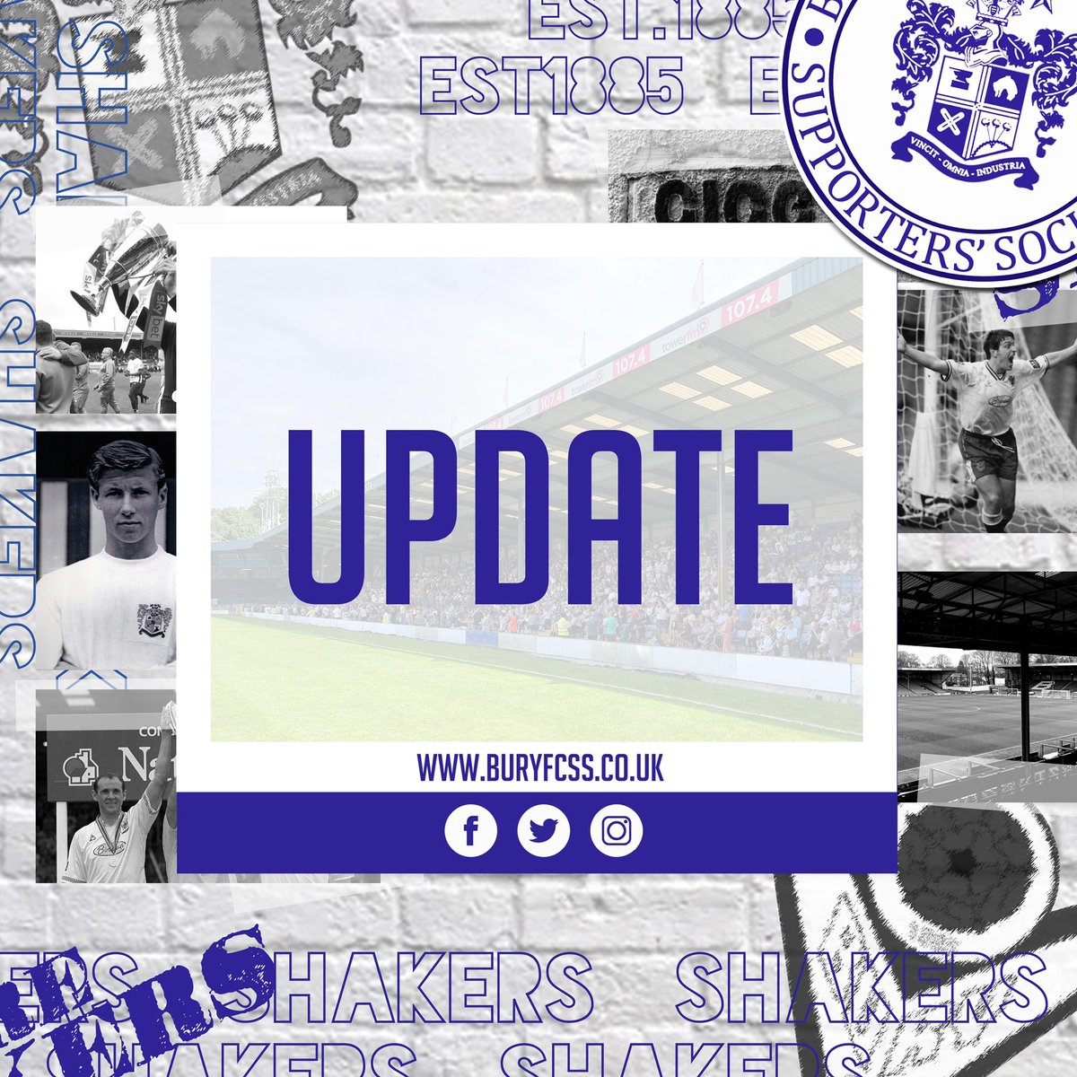 EventsAtGigg's tweet photo. 🔵⚪️ STATEMENT

Please read the following statement from the Bury FC Supporters’ Society Board:

📲 https://t.co/VrDVCrCReZ

#BuryFC #BFCSS #FanOwned #WeAreShakers https://t.co/cx0BbTxuO1
