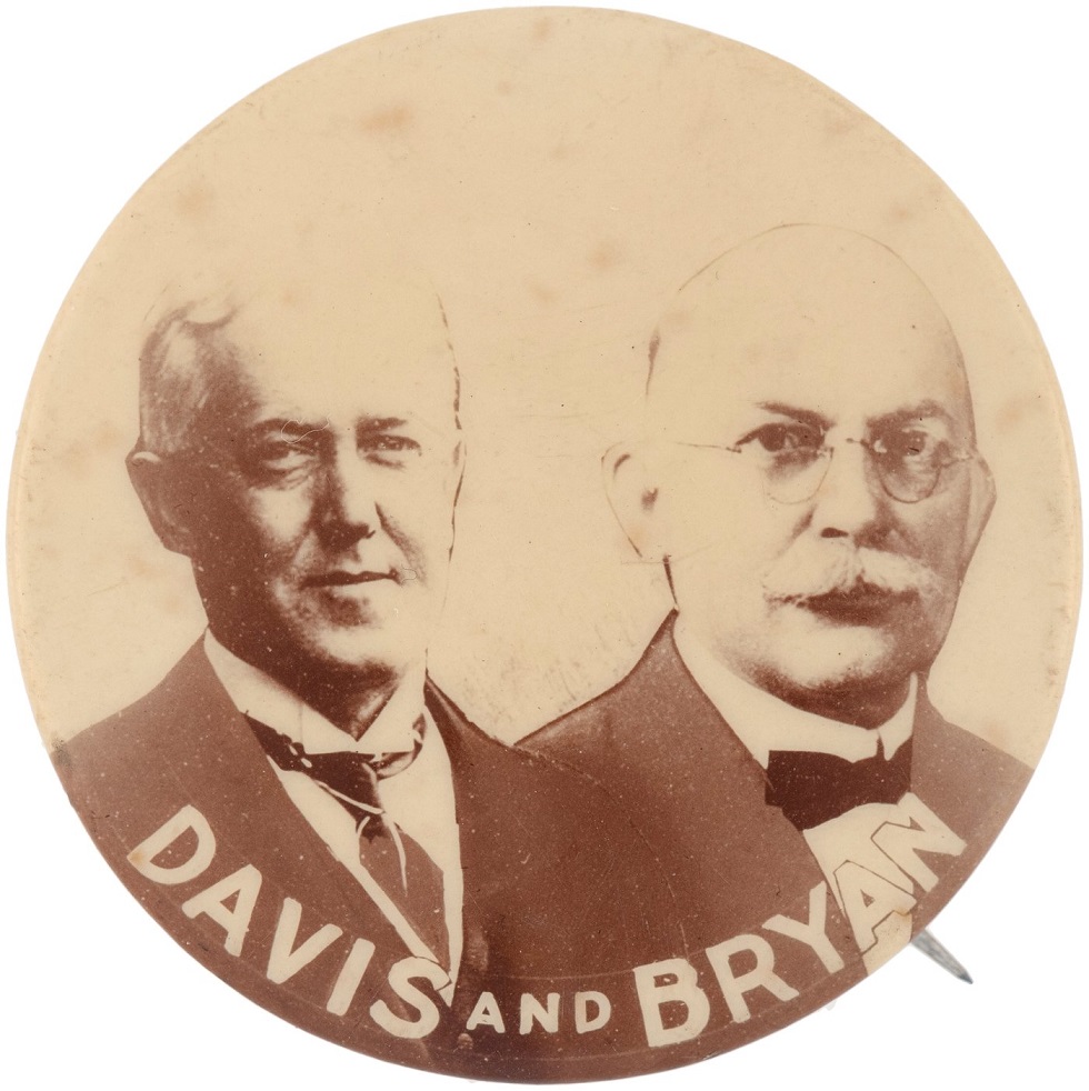 HakesAuctions's tweet photo. We believe this #JohnDavis & #CharlesBryan #jugate #button may be the only surviving example from the #1924Election! Bidding on this #rare piece of #politicalmemorabilia is now open at @HakesAuctions! https://t.co/PIajCLsvH2
@APIC_USA #APIC_USA #buttons #politicalcollector https://t.co/EcyVyT14Nv