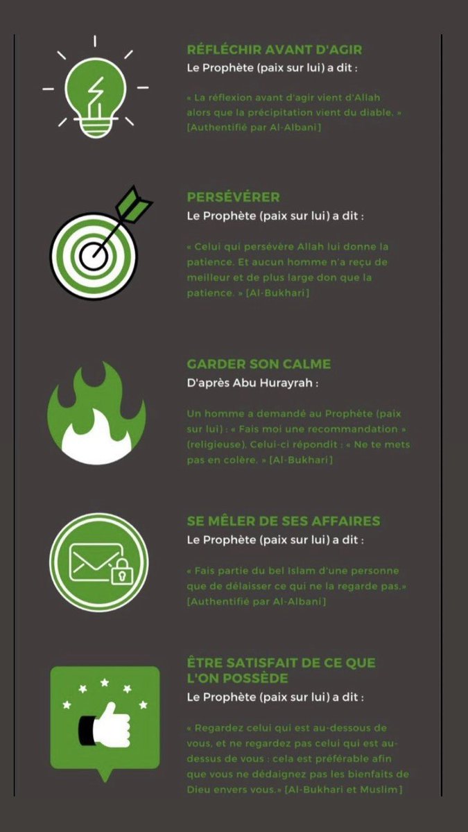 RappelsFollow's tweet photo. Quelque Sunna et recommandations du Prophète ﷺ https://t.co/89nmtbihB7
