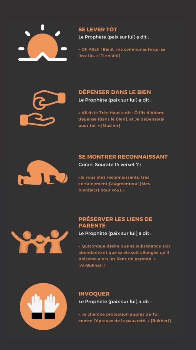 RappelsFollow's tweet photo. Quelque Sunna et recommandations du Prophète ﷺ https://t.co/89nmtbihB7