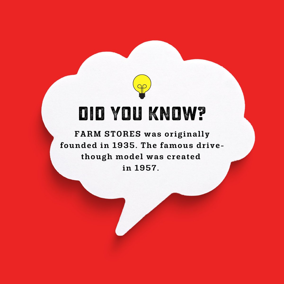 * Challenge: find someone older than Farm Stores. * #FarmStores #lavaquita #drivethrough #bakery #icecream #history