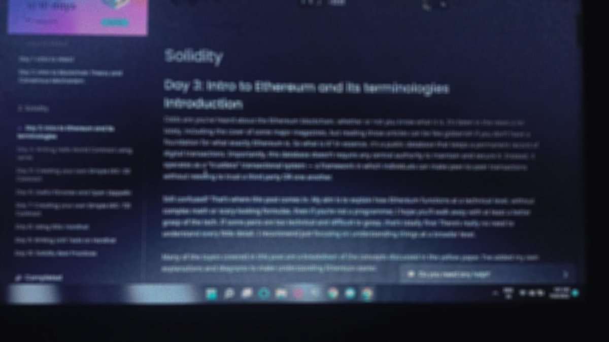 Aniket0fficial's tweet image. Day3 of learning #SOLIDITY from @0xmetaschool .
Learning a lot 😃 from it 
#10daysofcode