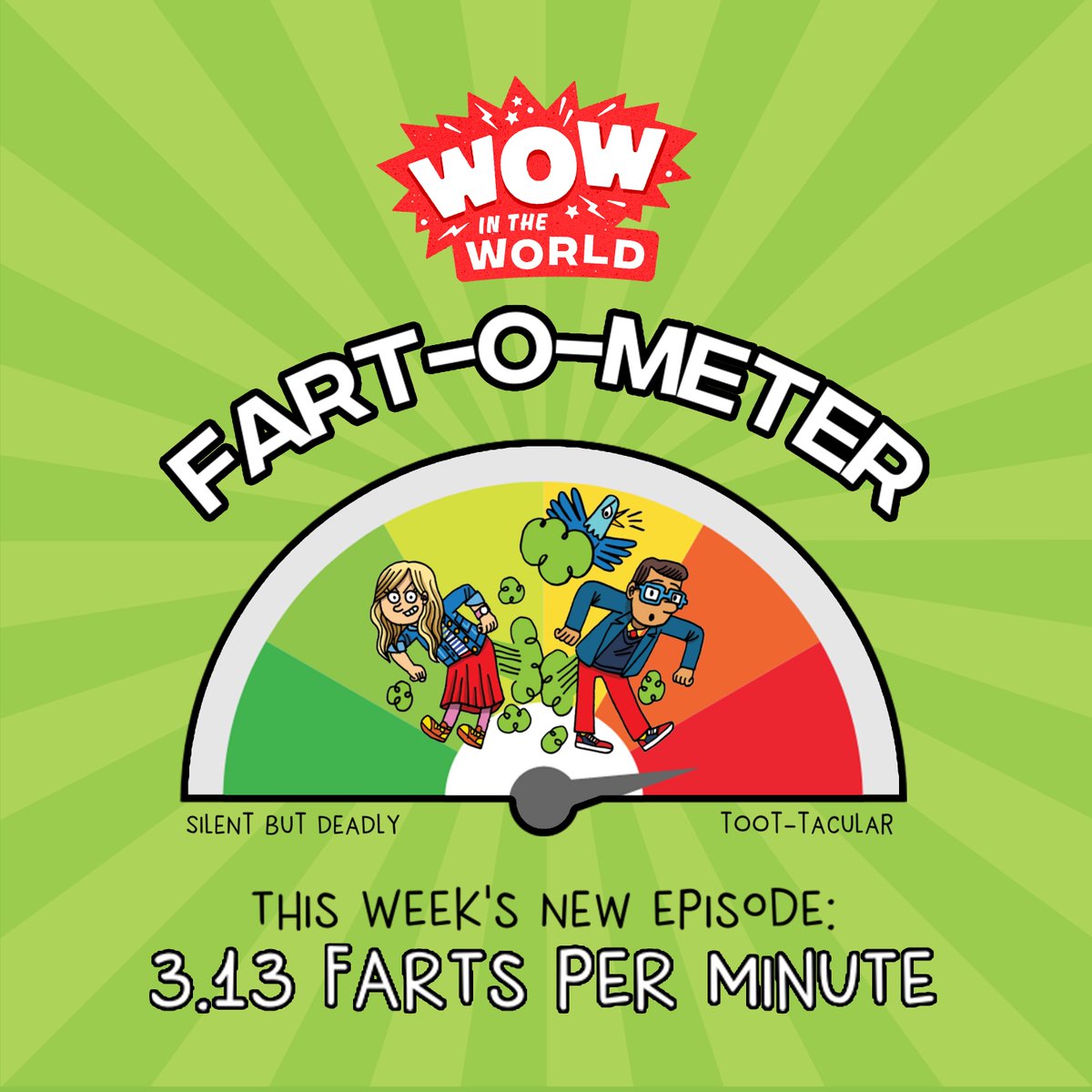 We're back with a brand NEW season of WOW! This week, we're talking lactose intolerance, and let's just say the toot tracker is off the farts—I mean charts! See if your Wowzers can count all the toots in this new episode and comment your guesses below! link.chtbl.com/wow