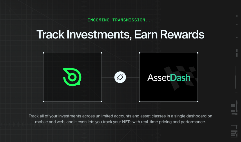 DroniesNFT's tweet photo. Dronies is now a partnered community on @assetdash!

You can track your Crypto, NFTs, and more using AssetDash while also earning rewards along the way. Holders will receive exclusive deals once 30% of the community joins! https://t.co/NmSA85D6FW