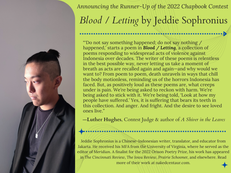 QuarterlyWest's tweet photo. We are thrilled to announce the results of our 2022 Chapbook Contest, judged by @lutherxhughes.

Congratulations to our winners, finalists, and honorable mentions, and sincere thanks to all who gave us the honor of reading their work.

More here: https://t.co/9a954jTZqX https://t.co/6QX3dXpMtV
