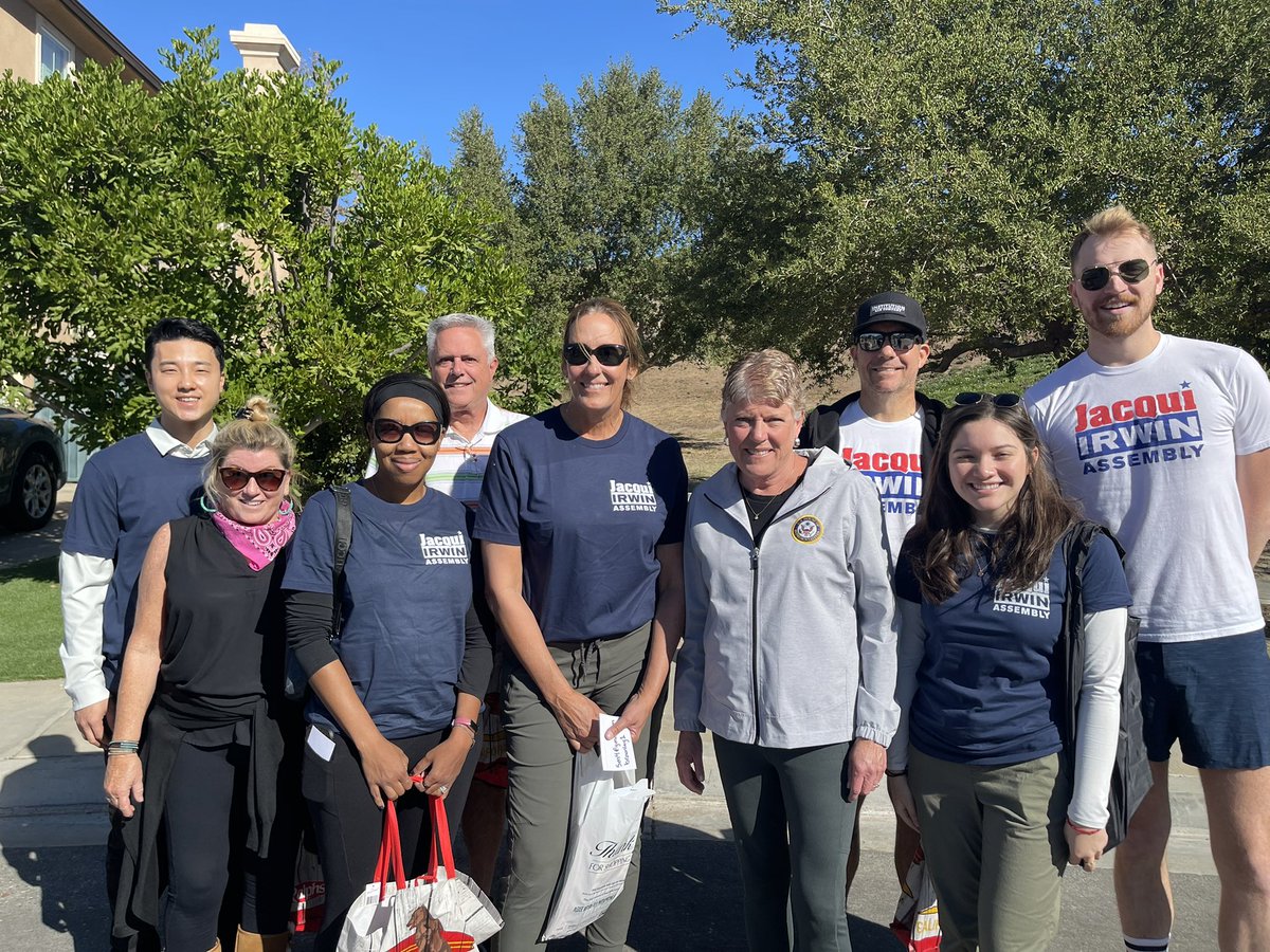 Shout out to #TeamIrwin for all their help in getting out the vote this weekend! #CA26