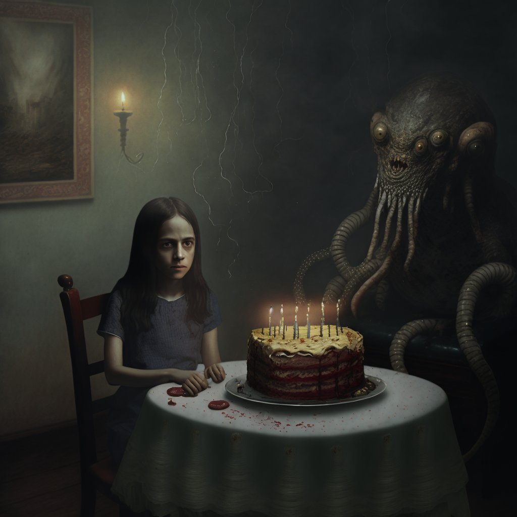 elsableda's tweet photo. My birthday party, the only child. #midjourney #ai https://t.co/5N52FJeN3a