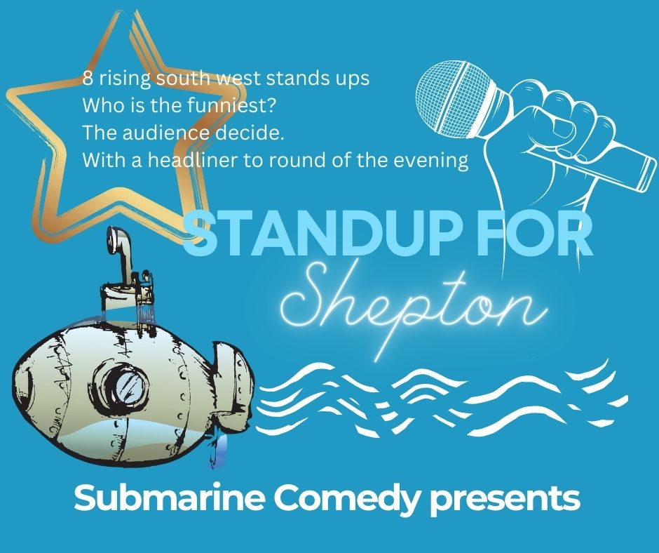 LiterallyShept1's tweet photo. Shepton's own #standupcomedy comp, part of Literally Shepton Festival 22. Sat 19 Nov 7.30 until late. Last years event was packed so book early to avoid missing out. Tickets are free but bring some dosh for the bucket collection @SheptonMalletTC @futureshepton @sheptonian https://t.co/f5nggT55mf