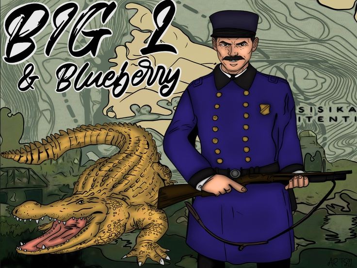 Warden Big L <a href="/kono5alive/">kono5alive</a> and his pet gator Blueberry taking over siska penitentiary. 
#wildrp #art #drawing #rpfanart #procreateart