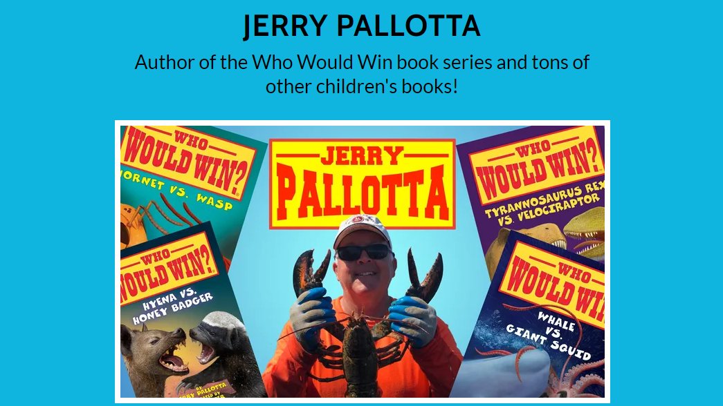 Thank You so much "Jerry Pallotta" for sharing your experiences, personal fun facts and writing recommendations with our students. It was a delight having you visit the Balch School- Nov. 2022. 
jerrypallotta.com