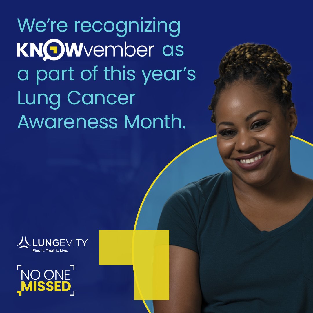 This #KNOWvember, along with @LUNGevity, we want to encourage all lung cancer patients to be fully informed about biomarker testing. Learn more about how to #KnowYourBiomarker for #NSCLC at noonemissed.org #IYKYK #LCAM #NoOneMissed