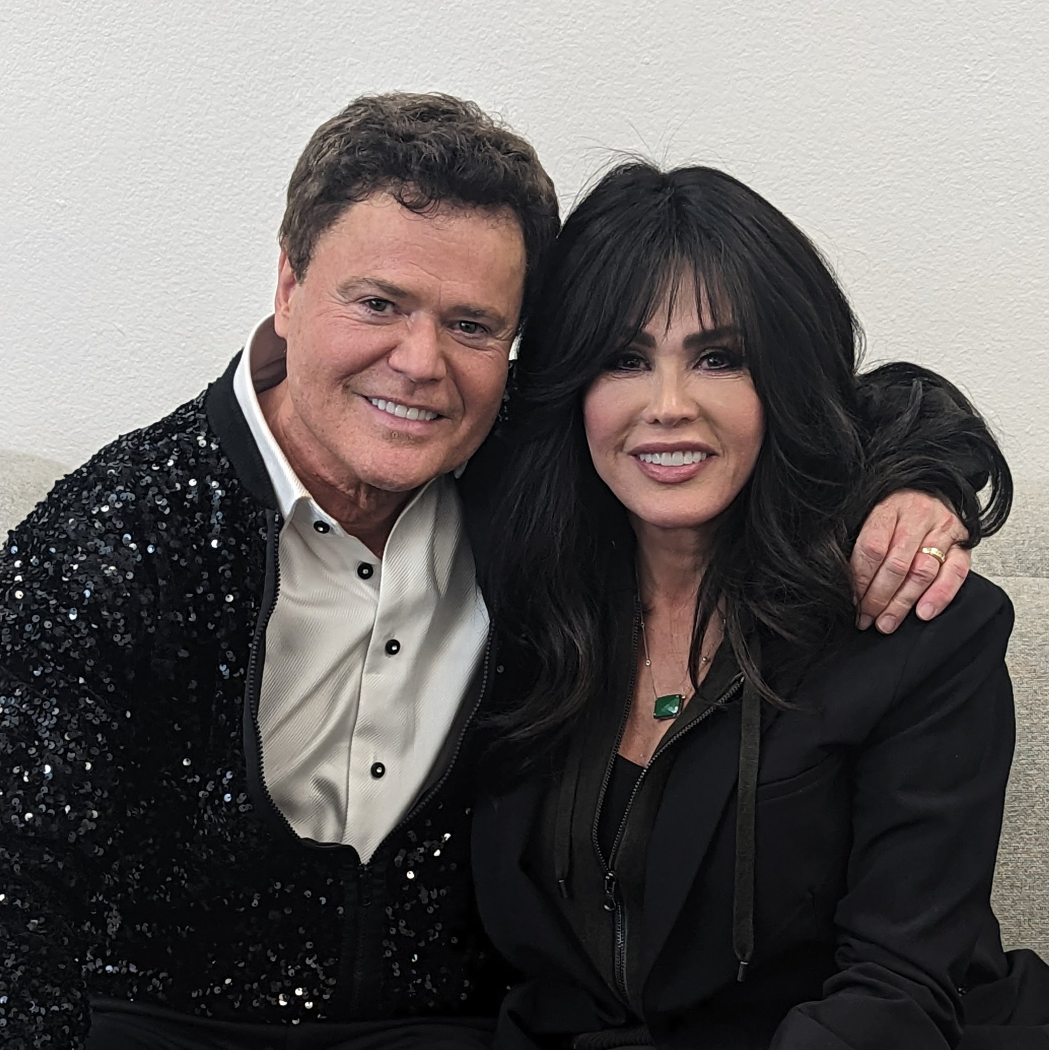 Donny Osmond on X: "TOGETHER AGAIN! Words cannot express how great it was  to see my sweet sister at my show on Saturday night at Harrah's Las Vegas.  During the Request Segment