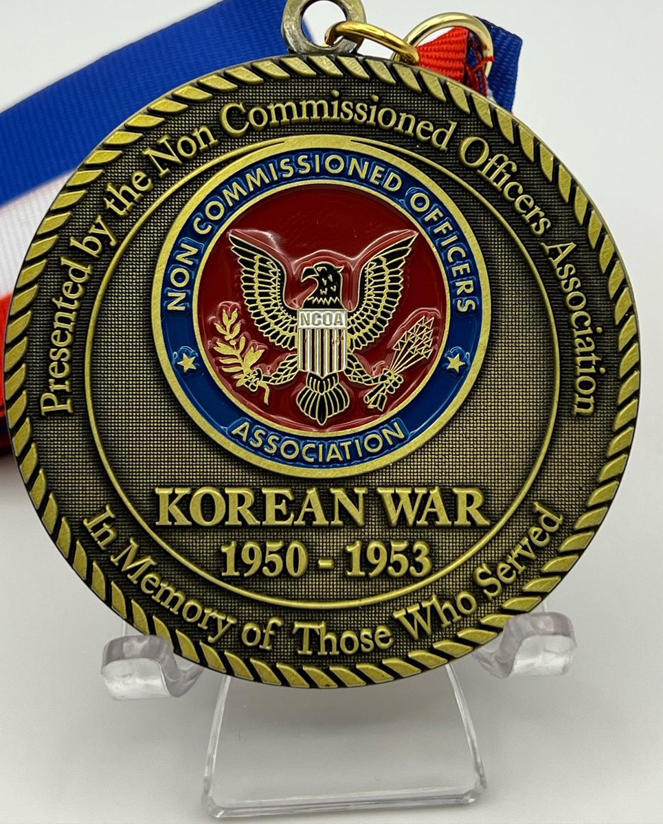 Korean War Medallions can now be ordered along with World War II, NCOA Total Force Challenge Coin & our NCOA 2022 Conference coin. ncoausa.org/medallions-and…