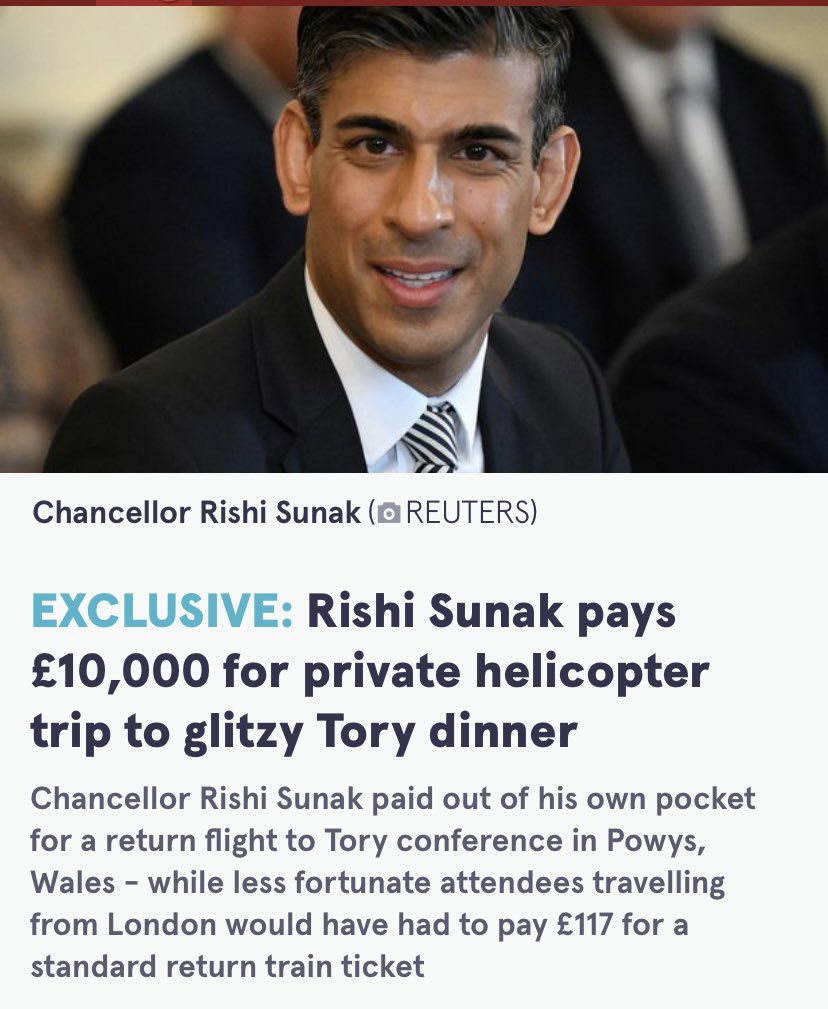 “Every moment we allow climate change to ravage our planet we will see more human suffering…Because if we do not act today, we will risk leaving an ever more desperate inheritance for our children.”

~ Rishi Sunak 

#COP27  

But…

Rishi Sunak in May 2022…👇