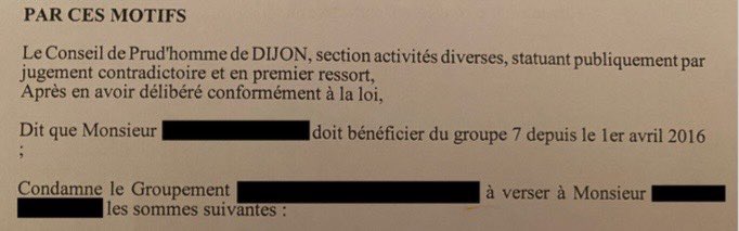 Reclassification du groupe 6 au groupe 7 de la CCNS (Convention Collective Nationale du Sport) et rappel de salaire conséquent, le cabinet obtient à nouveau l’application d’une disposition trop souvent négligée pour un entraîneur !

<a href="/comSEJS/">SEJS</a> <a href="/SNAAFootball/">SNAAF</a> <a href="/7MasterHand/">7Master</a> <a href="/TECHXV/">TECH XV</a>