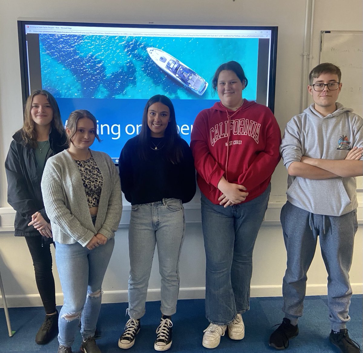 BTAExeColl's tweet photo. Thank you so much to ex sport student Ellie for giving our learners a great insight into what it is ‘really’ like working on Super Yachts both above and below deck 🛥⚓️🛟 https://t.co/8IdtFW99DA