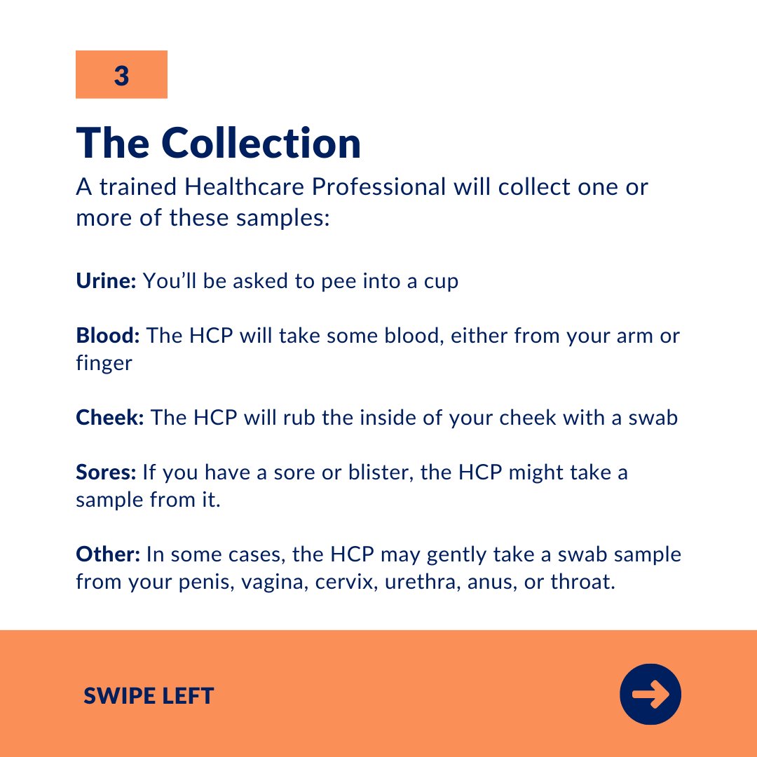 EnzoClinical's tweet photo. A new week means a new set of ST-Education slides to make sure you're "in the know" about everything you need to know👍

Have you ever gotten an STD test? ✔️

Swipe through this week's slides to get an idea of what to expect for your upcoming visit!👨‍⚕️👩‍⚕️

#knowyourstatus #std https://t.co/oc1hIp7NFM
