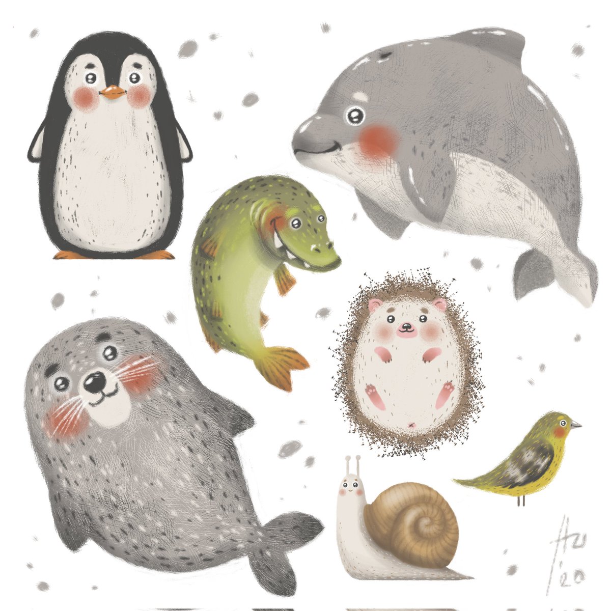 annnyzi's tweet photo. Hi! I'm a children book illustrator 🍑
#ArtistOnTwitter https://t.co/PuCakQy3sB