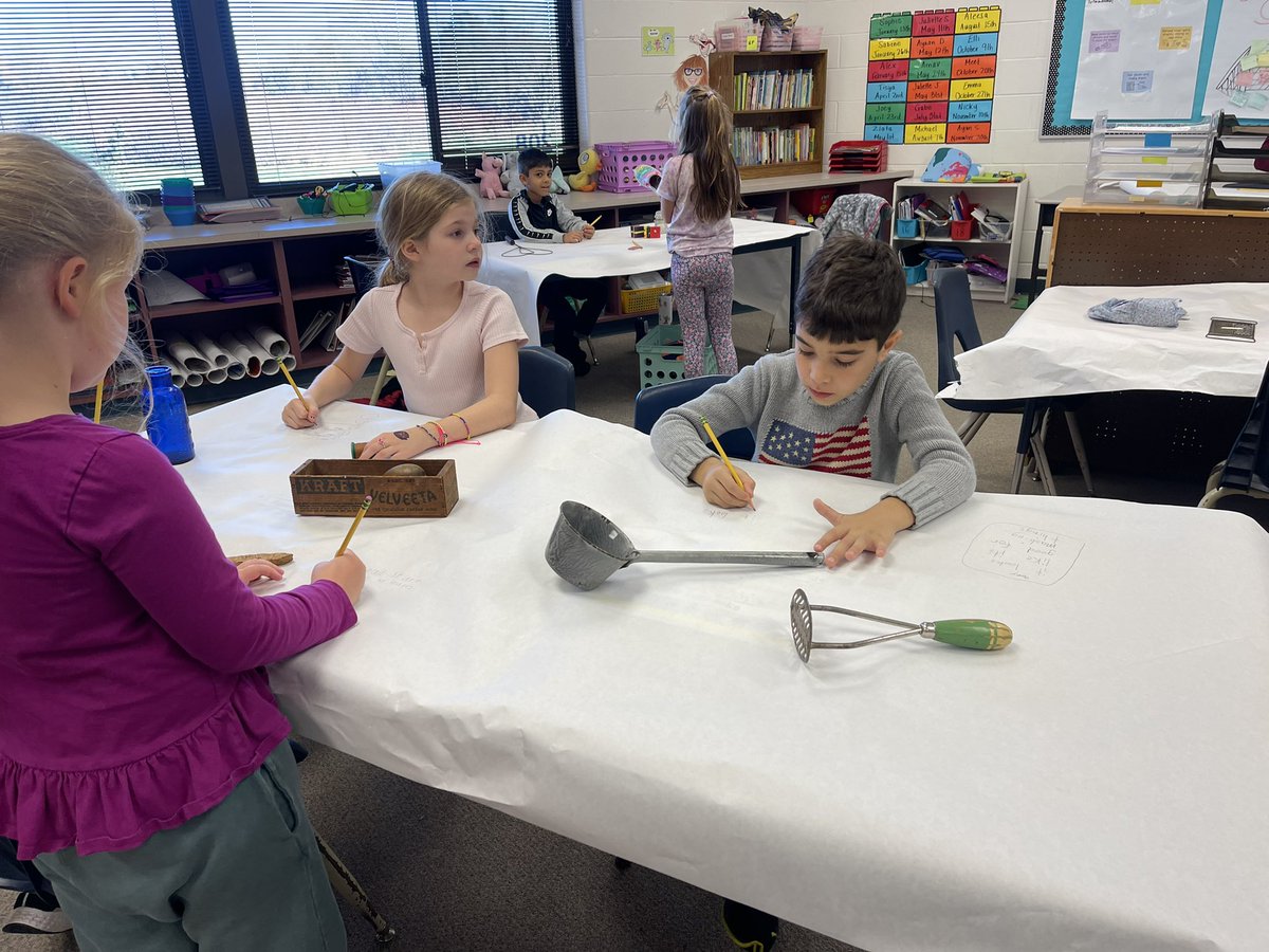 We’re traveling back in time…kind of! We are loving looking at artifacts from over 100 years ago! Thank you Barrington Historical Society for sharing these items with us! <a href="/BarbaraRose220/">Barbara Rose Elementary School</a> #barrington220 #webelong220