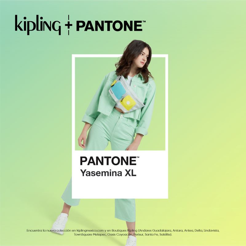 COLECCIÓN PANTONE: VIVE EL COLOR, VIVE Live.Light. 💚 <a href="/kiplingmexico/">Kipling México</a> #CentroSantaFe
