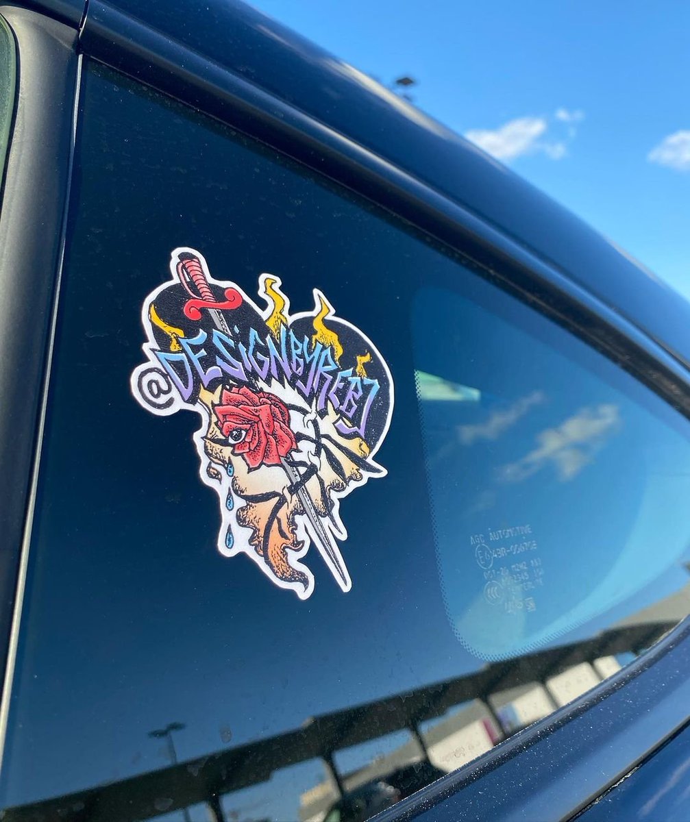 DesignByRebJ's tweet photo. 𝔚𝔢𝔢𝔭 𝔣𝔬𝔯 𝔱𝔥𝔢 𝔲𝔫𝔩𝔬𝔳𝔢𝔡 🥀🔥
@designbyrebj handle sticker, now stuck on my BRZ
–
#graphicdesign #art #toronto #design #rose #deadrose #tattoo #sticker #stickerart #stickerdesign #illustration #drawing #ontario #canada #sword #rose #heart #brokenheart #fire #decal https://t.co/cLB6A7jqDZ