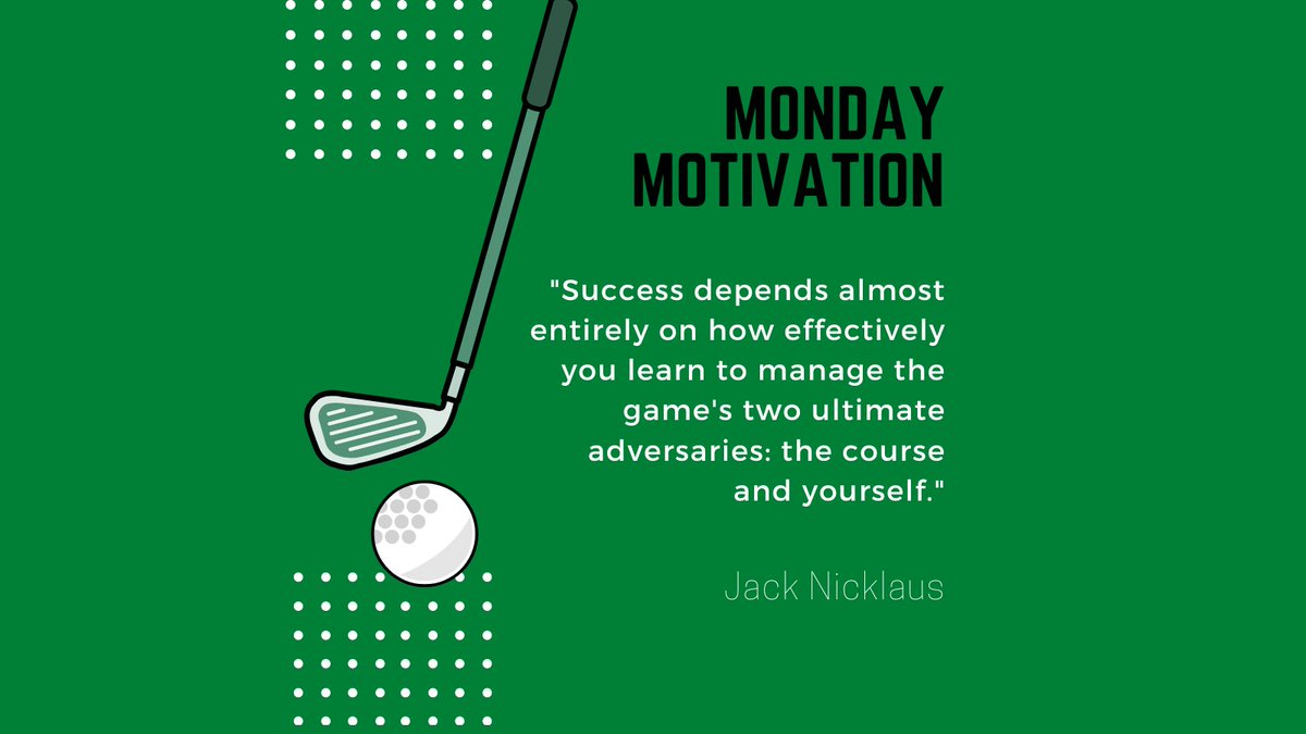 We want to known what keeps you motivated?

Comment below!

 #mondaymotivation #jacknicklaus #greatestofalltime #drivingrange #golf #practicemakesprogress #devongolf #plymouth #drivingrangegoals #golfer