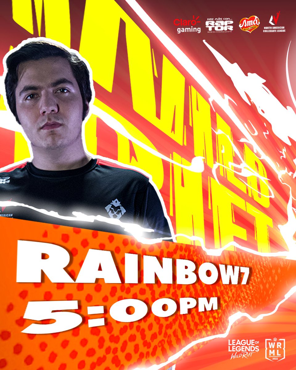 JanusEsports's tweet photo. Mode Challenger ON para reventar en la #MajorLeague 🦁🥵
📺 https://t.co/d3nI0wsuBT
🆚 @Rainbow7lol
🕐 17:00hrs 🇬🇹 🇲🇽
#WILDRIFTLATAM #CLAROGAMING 🇬🇹🇭🇳 #AMÁDEMISSABORES #PLAYLAL #RIOTGAMES https://t.co/rppr8vNU12