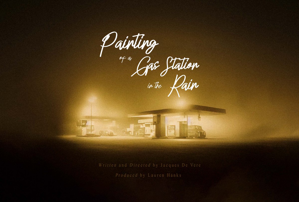 DVJacques's tweet photo. *NEWS* My new short film is officially In Production!📽️

'Painting of a Gas Station in the Rain' will be casting soon, so keep your eyes peeled 👀

Will share more when we can! https://t.co/uT19M3wpqw