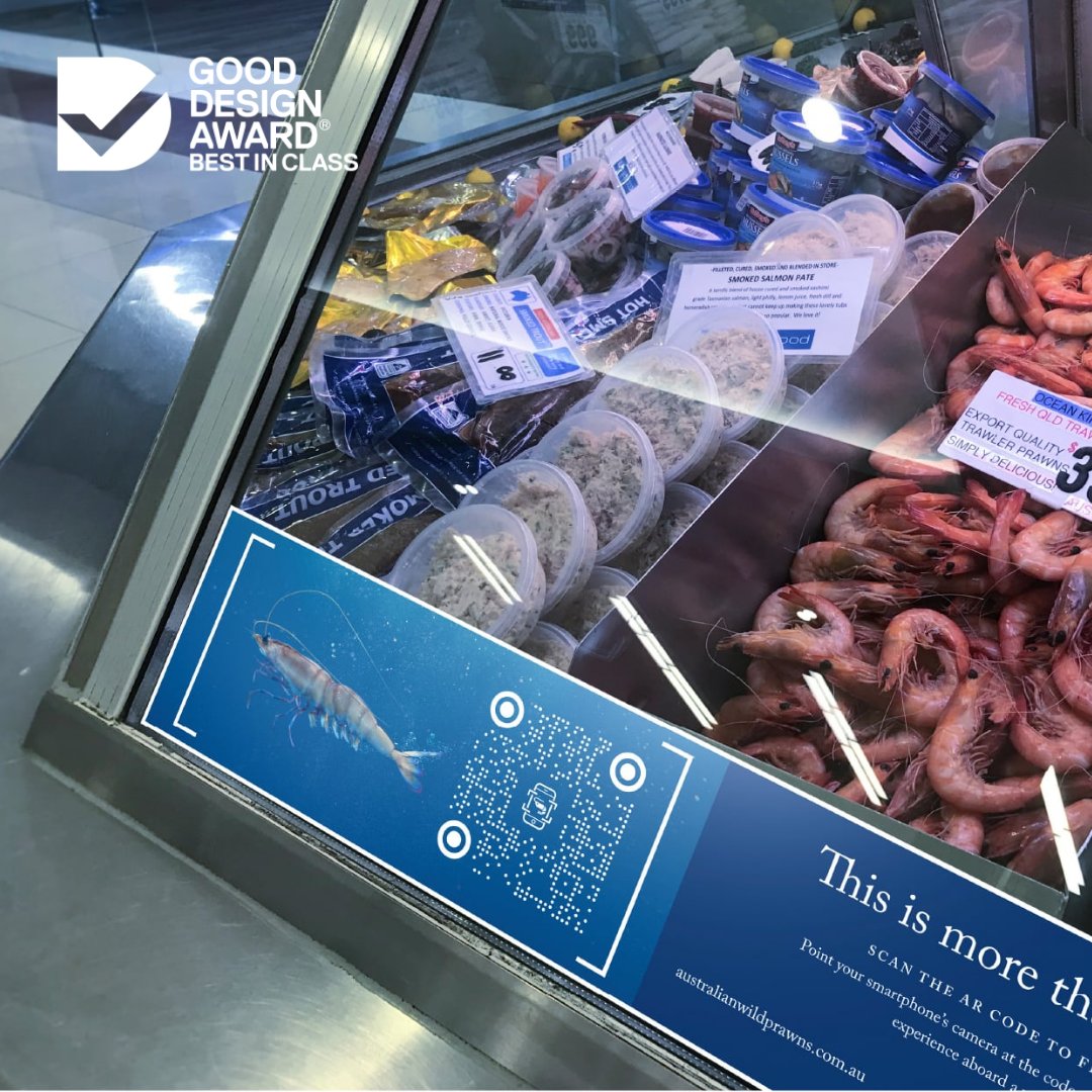 More Than a Prawn 2022 Good Design Award Best in Class: Digital Design - Web Design and Development ‘More than a prawn’ is a provenance and community engagement campaign where compelling stories were delivered through social media, POS and augmented reality. @romeodigital