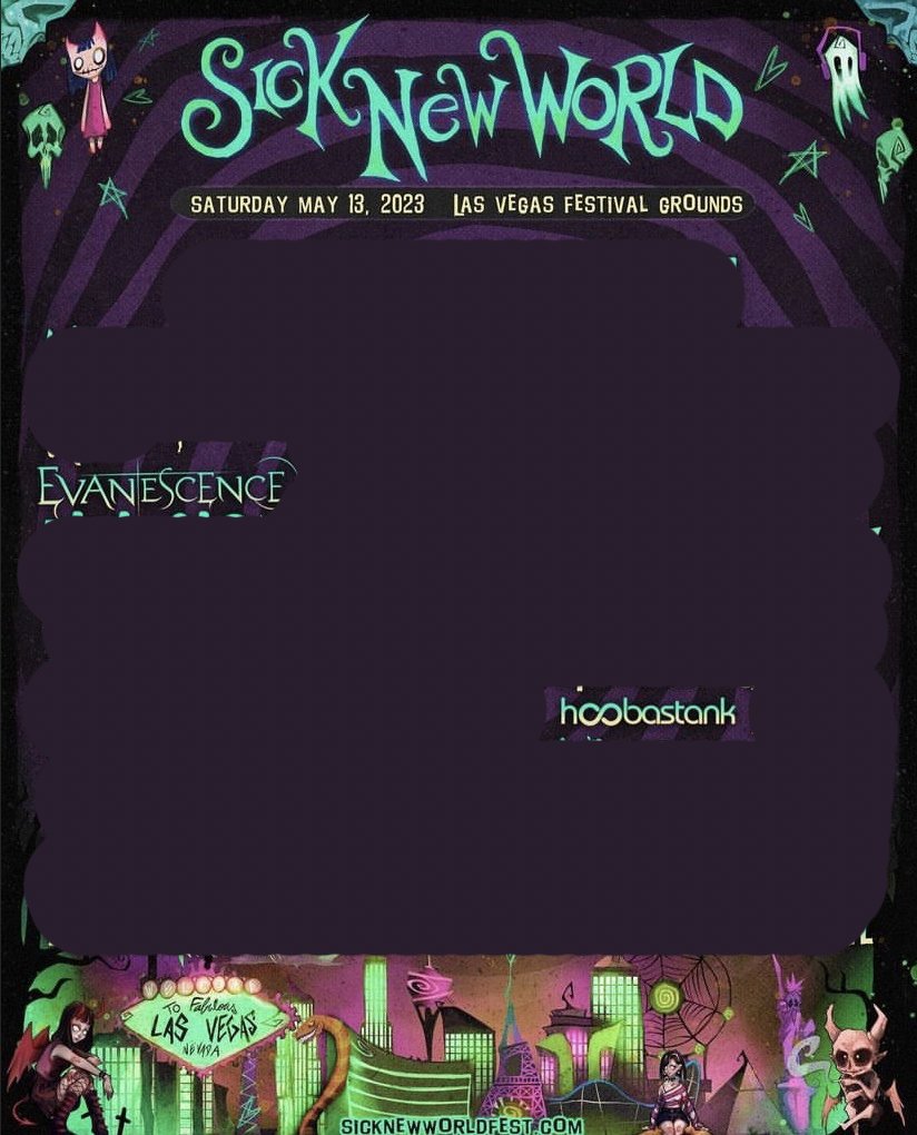 can't wait for Sick New World festival 

see you in Vegas! #sicknewworld