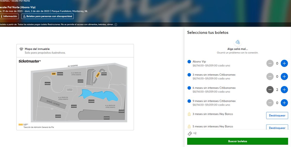 yarev_84's tweet photo. Que pasó #TicketmasterMx @TicketmasterMX 2 minutos y hay falla en la conexión para comprar boletos para P'al Norte. Está muy cabrona la reventa, estaba formado desde hace 2 horas... y si me quiero meter de nuevo, ya hay 2000+ en la fila... #Blink182 #PalNorte #TecatePalNorte2023 https://t.co/F0nH1QmFe2