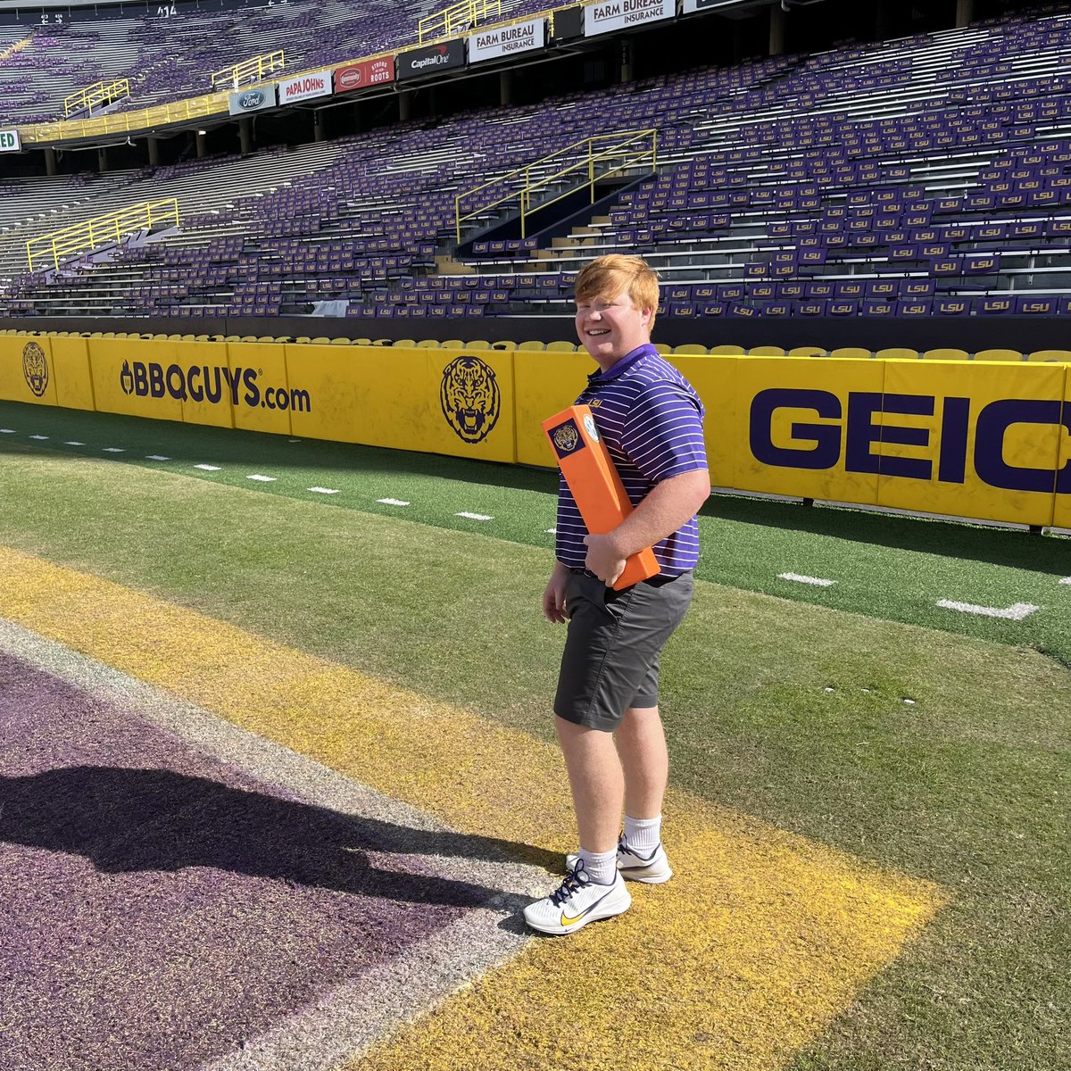 LSU Football tweet media