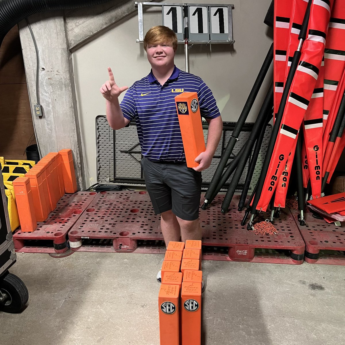 LSU Football tweet media